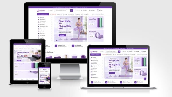 Theme wordpress bán thảm tập yoga