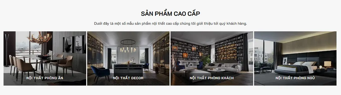 Khối sản phẩm cao cấp – Theme Wordpress kiến trúc - nội thất mẫu số 3 - Icon Architecture